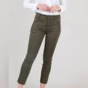 Level 99 Olive Francis Straight Leg Pants - zip Pocket